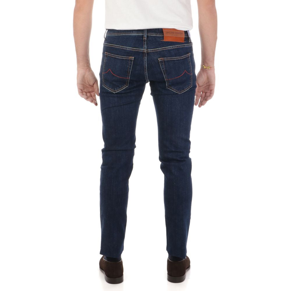 Jacob Cohen – Blaue Jeans und Hose aus Baumwolle