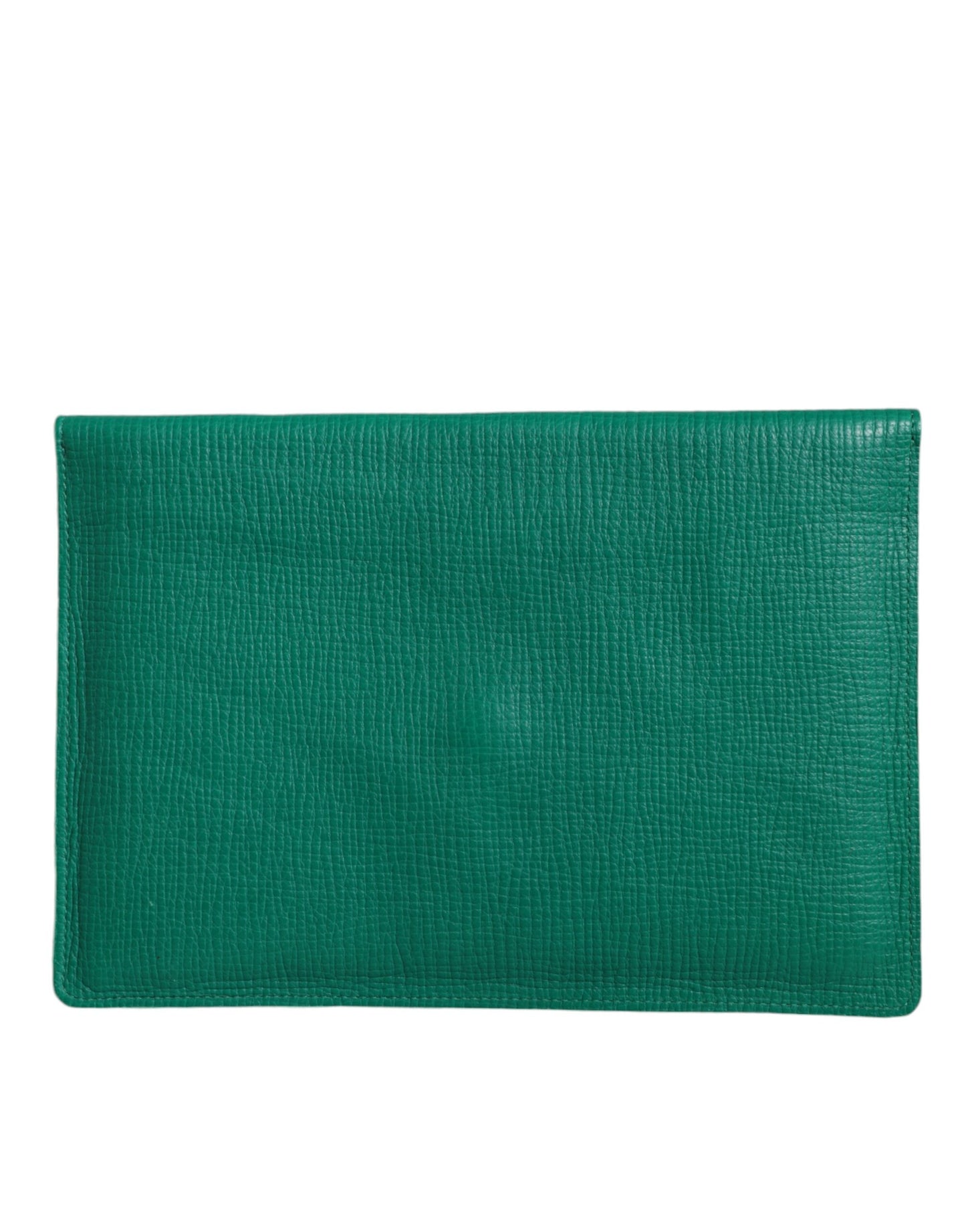 Dolce &amp; Gabbana Grüne Lederhandtasche Clutch Mini Geldbörse Beutel Tablettasche