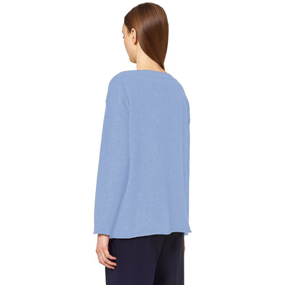 Alpha Studio Hellblauer Kaschmirpullover