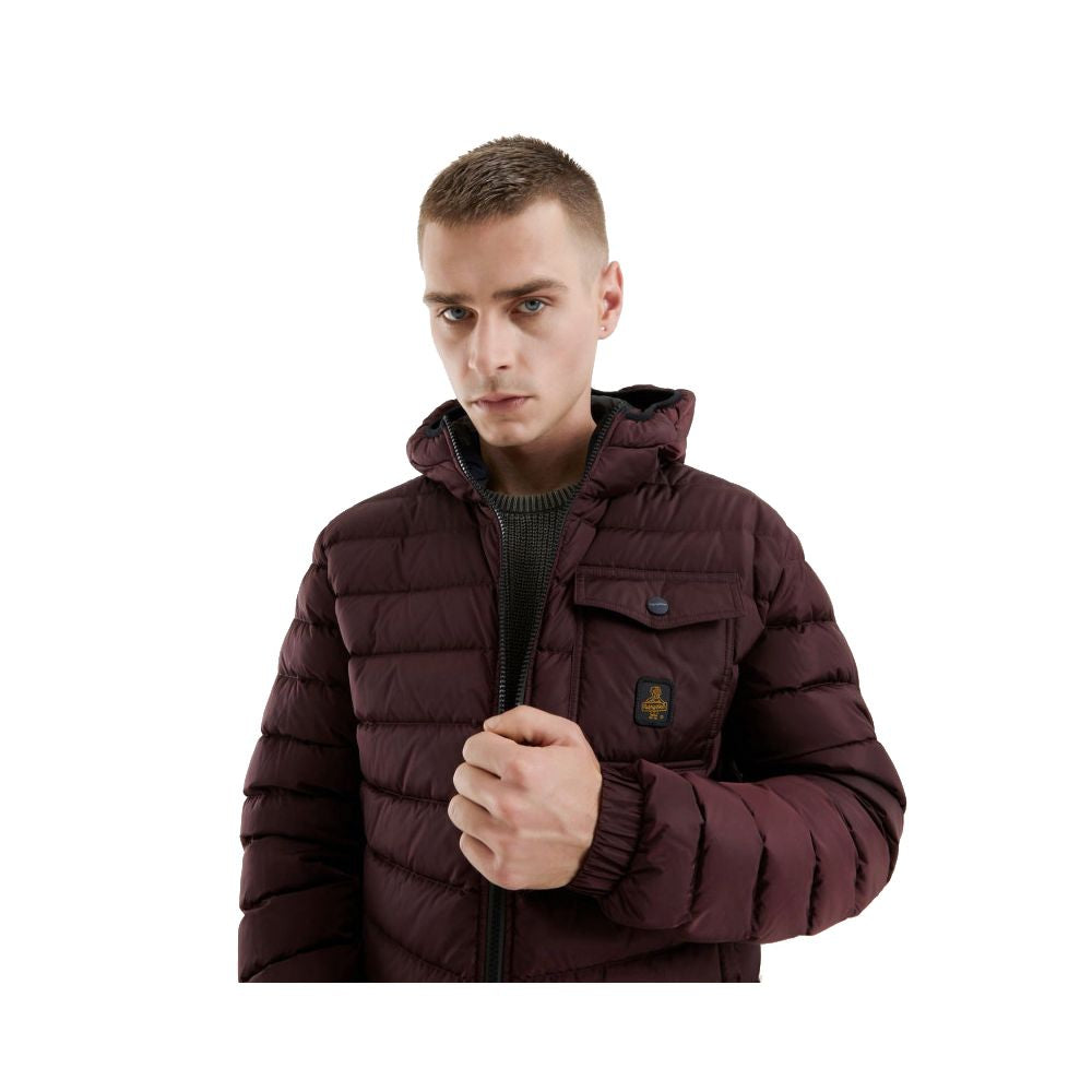 Rote Nylonjacke von Refrigiwear