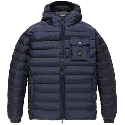 Blaue Nylonjacke von Refrigiwear