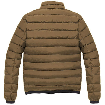 Braune Nylonjacke von Refrigiwear