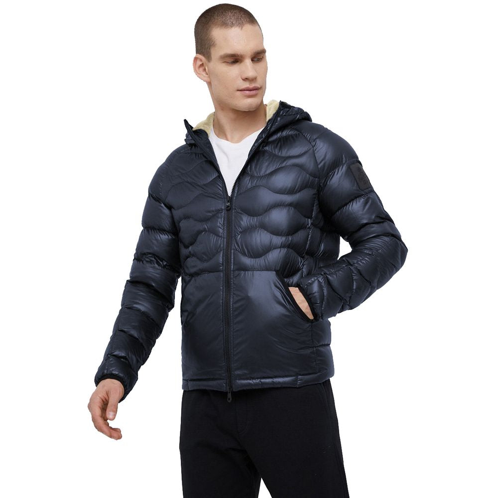 Blaue Nylonjacke von Refrigiwear