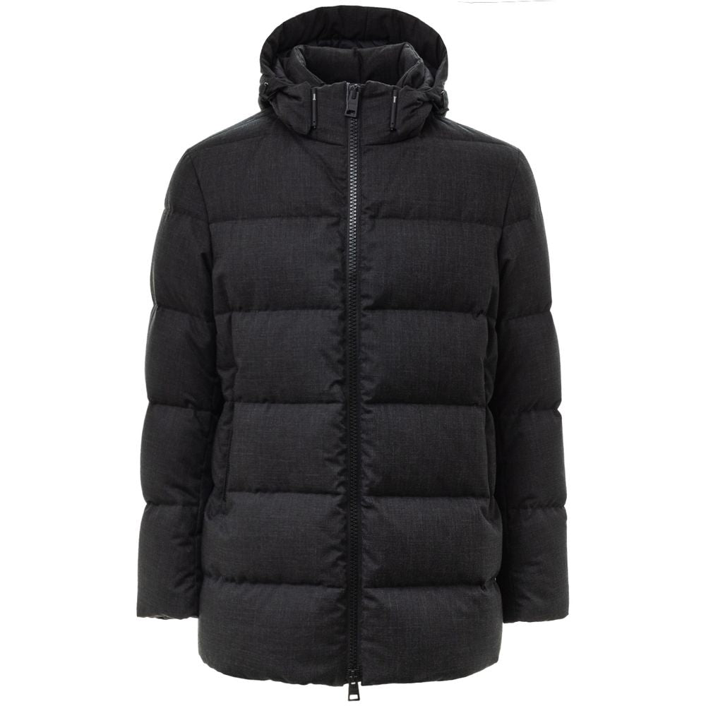 Herno Schwarze Polyesterjacke