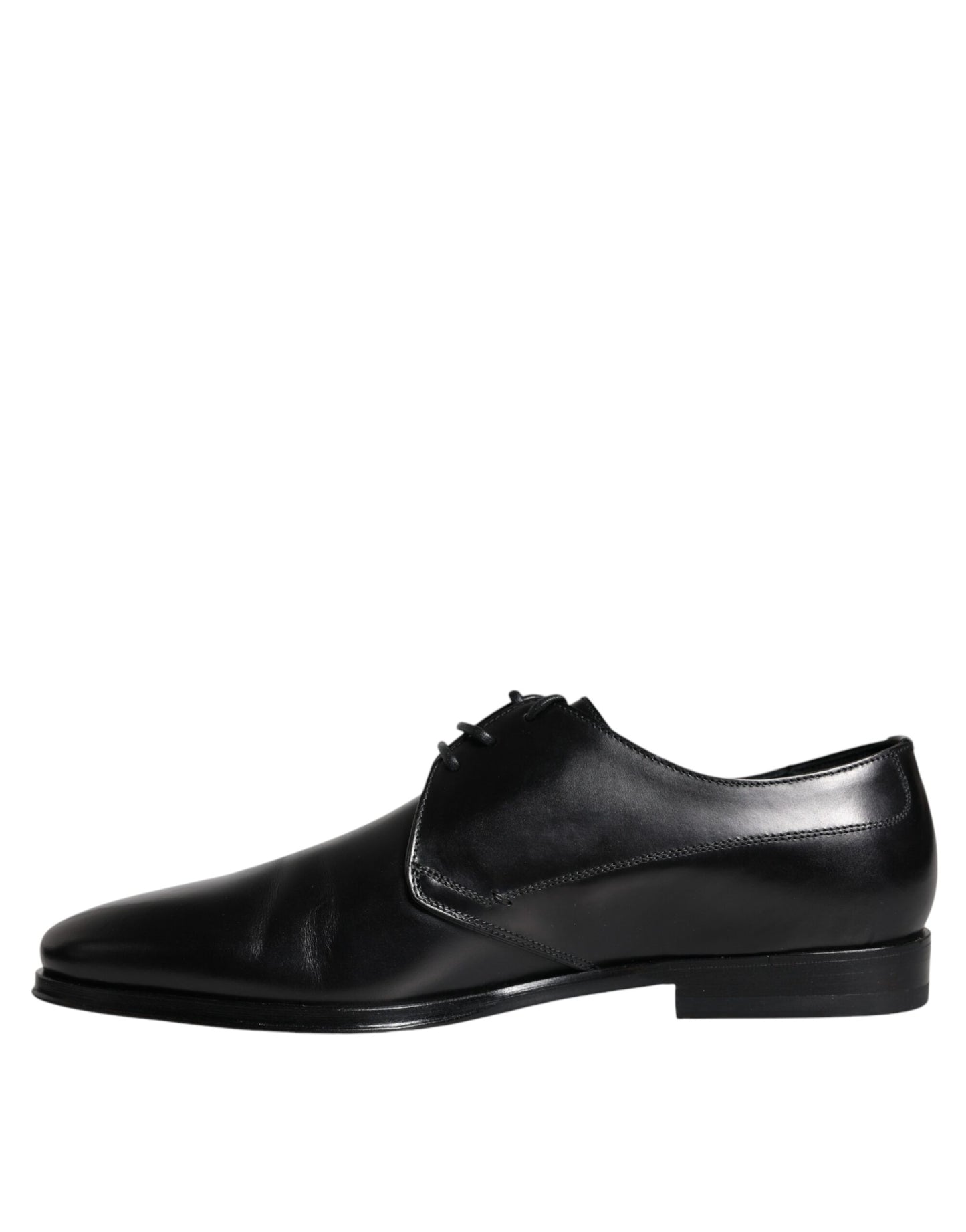 Dolce &amp; Gabbana – Derby-Schuhe aus schwarzem Leder für formelle Anlässe