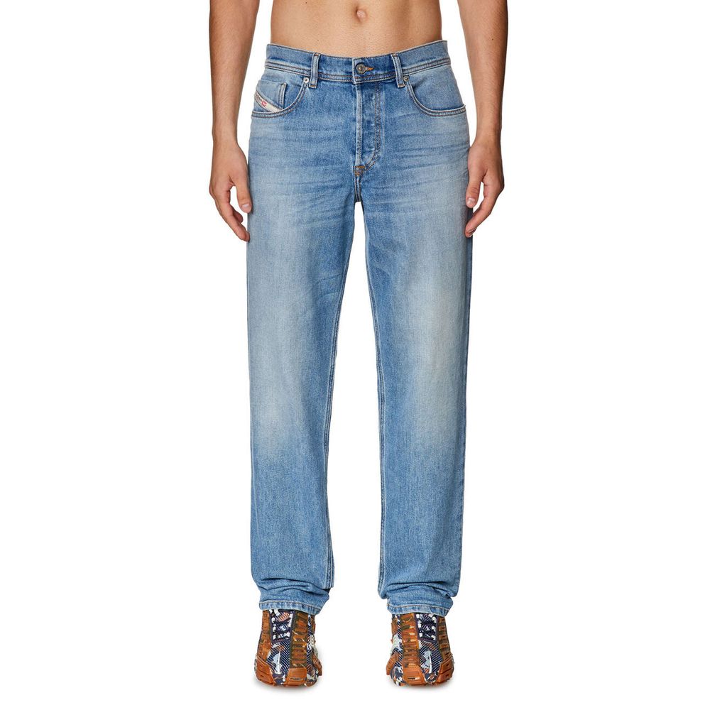 Diesel Jeans und Hose aus Baumwolle, Hellblau