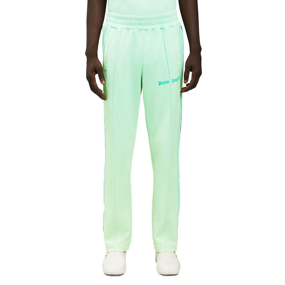 Palm Angels Green Nylon Jeans & Pant