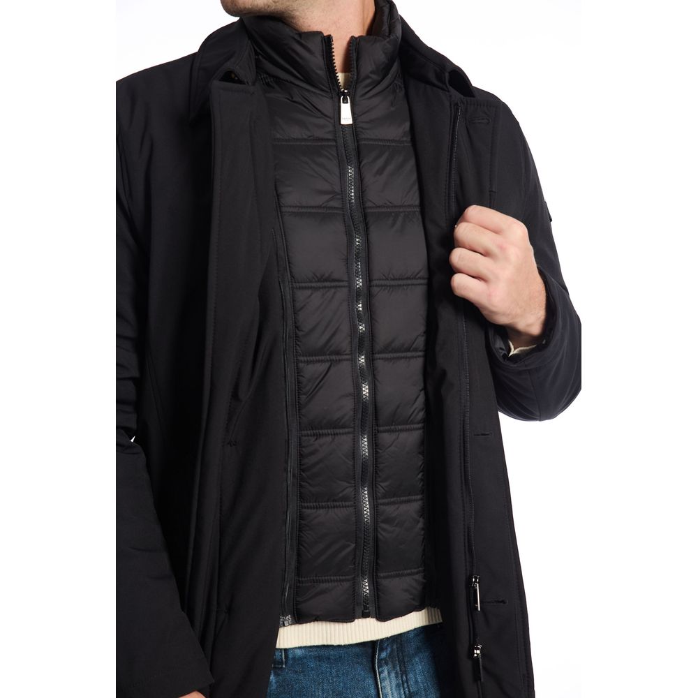 Baldinini Trend Schwarze Polyesterjacke