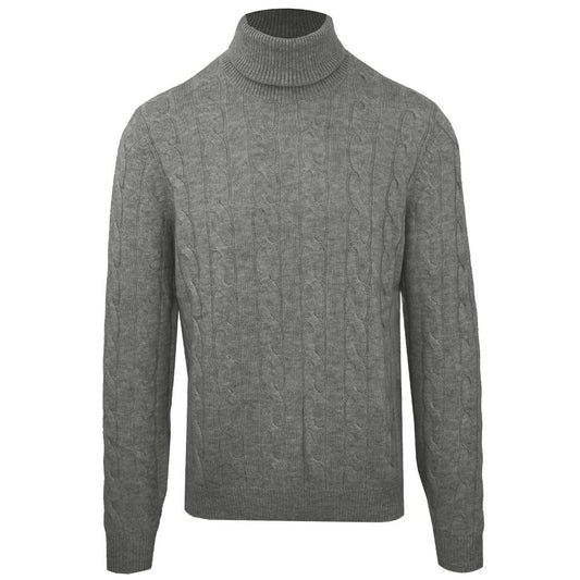 Grauer Wollpullover „Malo“