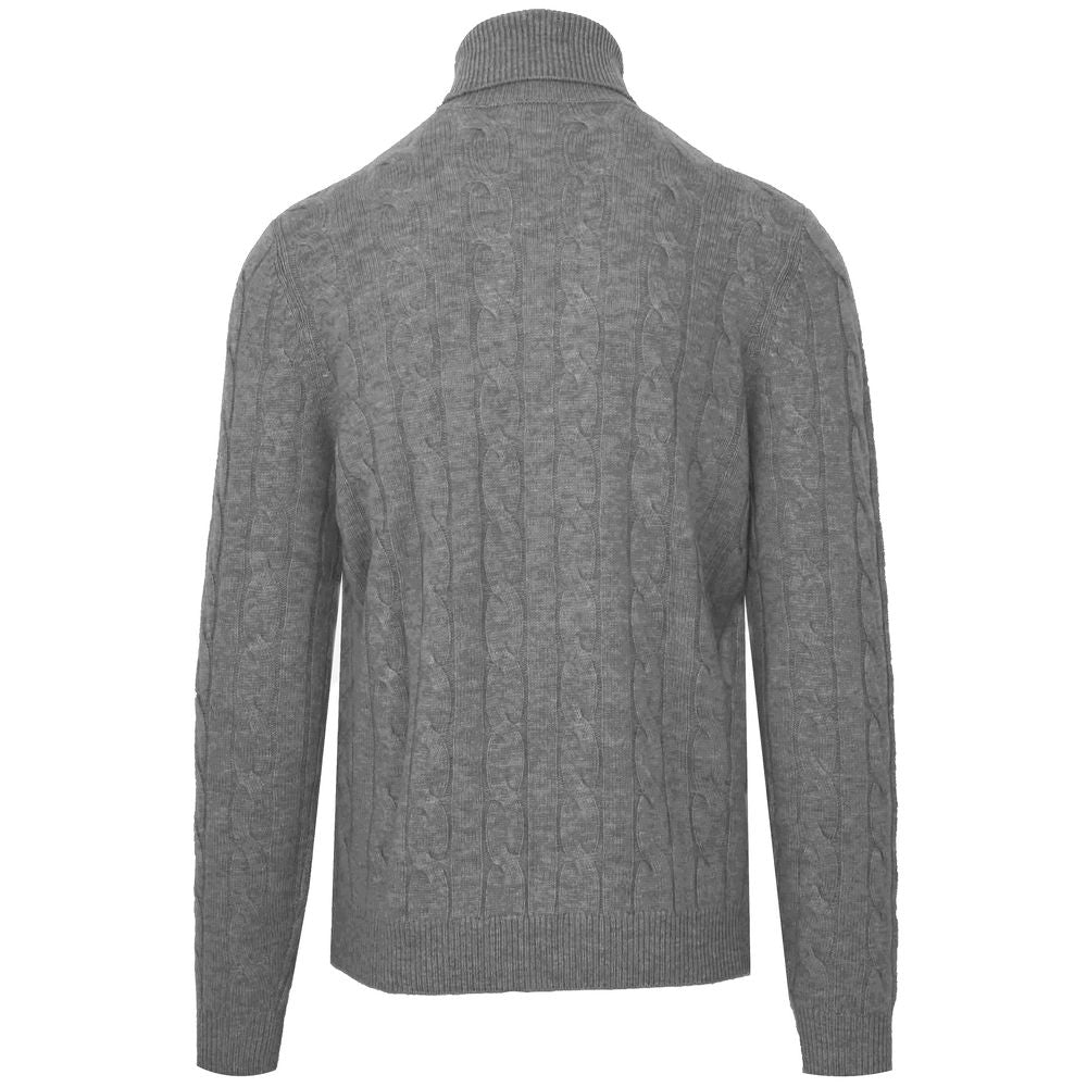 Grauer Wollpullover „Malo“