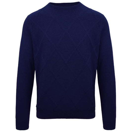 Malo Blauer Kaschmirpullover