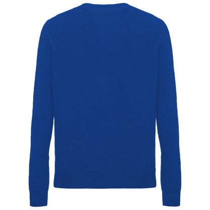 Malo Blauer Kaschmirpullover