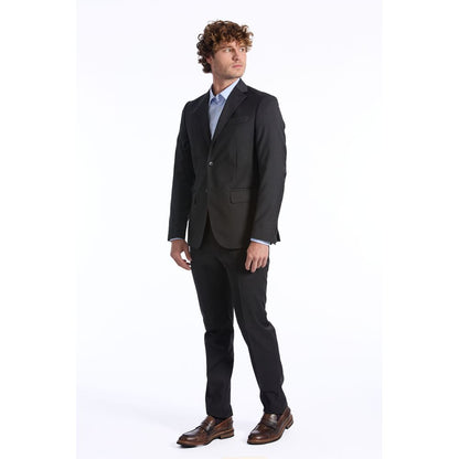 Baldinini Trend Gray Wool Suit