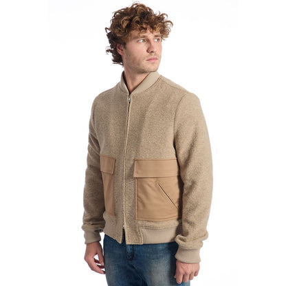 Roberto Pepe Luxuriöse beige Baumwolljacke