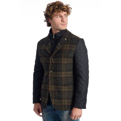 Roberto Pepe Luxus-Wolljacke in Braun