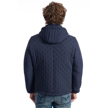 Roberto Pepe Luxuriöse blaue ECOMONTONE-Jacke