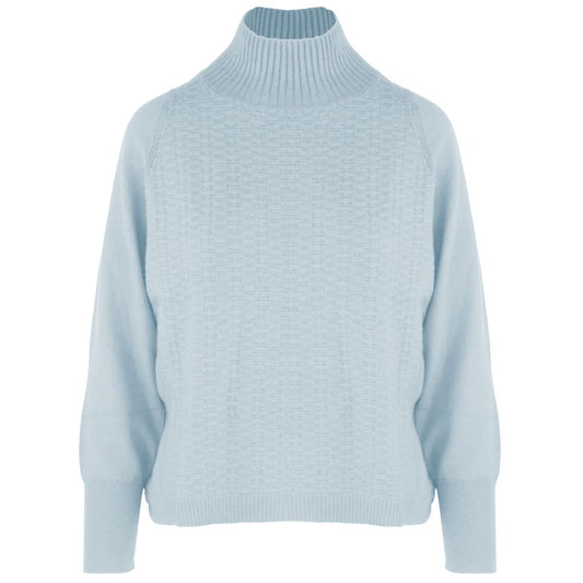 Malo Hellblauer Kaschmirpullover