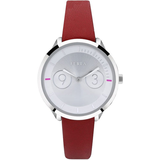 Furla Rote Lederuhr