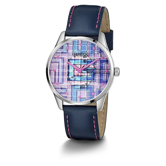 Guess – Blaue Lederuhr