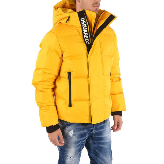 Dsquared² Gelbe Nylonjacke