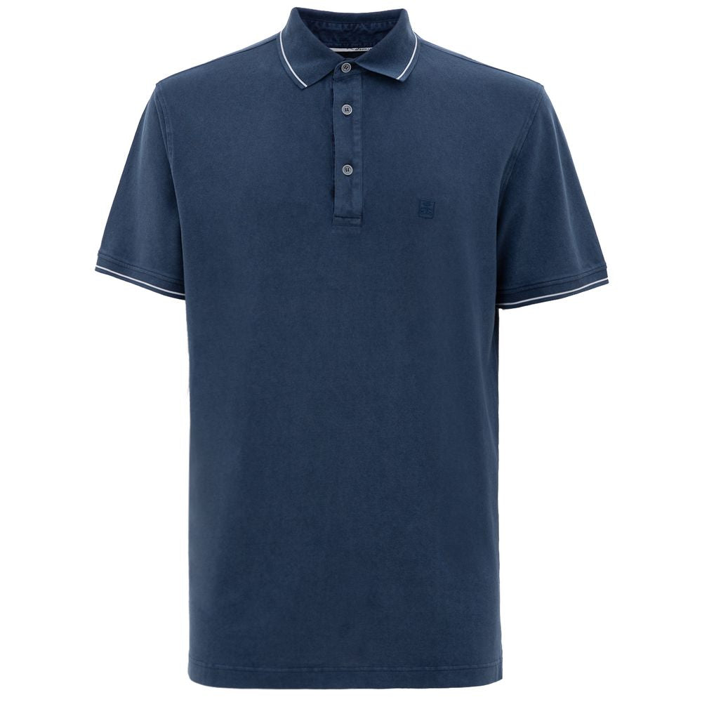 Corneliani Poloshirt aus Baumwolle in Marineblau