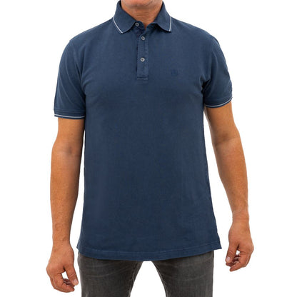 Corneliani Poloshirt aus Baumwolle in Marineblau