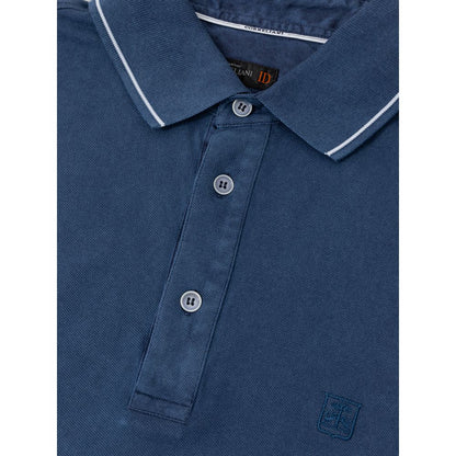 Corneliani Poloshirt aus Baumwolle in Marineblau