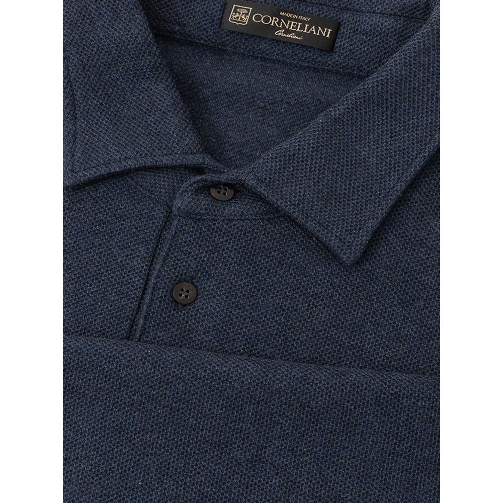 Corneliani Poloshirt aus Baumwolle, Blau