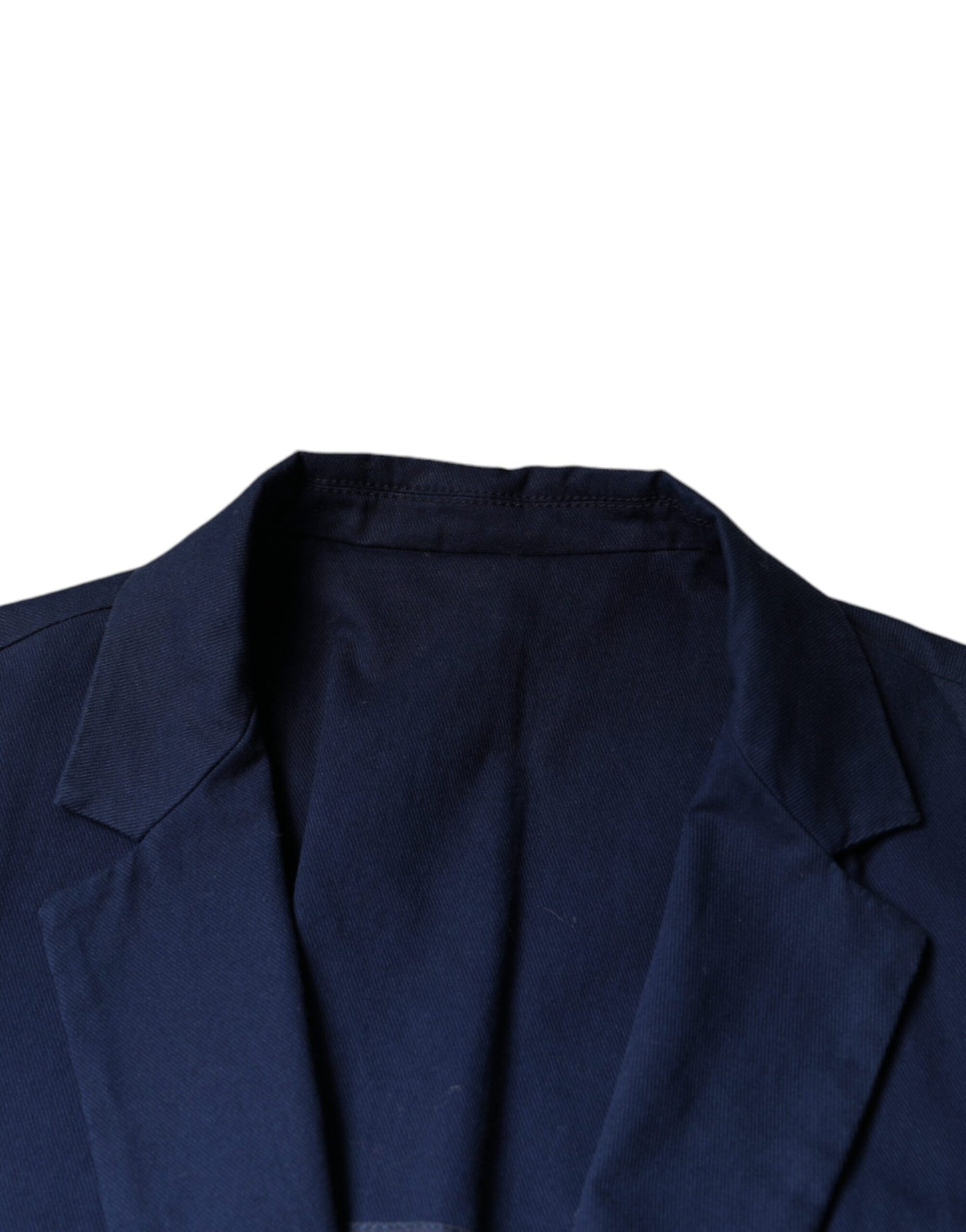 Dolce &amp; Gabbana – Einreihiger Blazer mit Kerbe, Blau