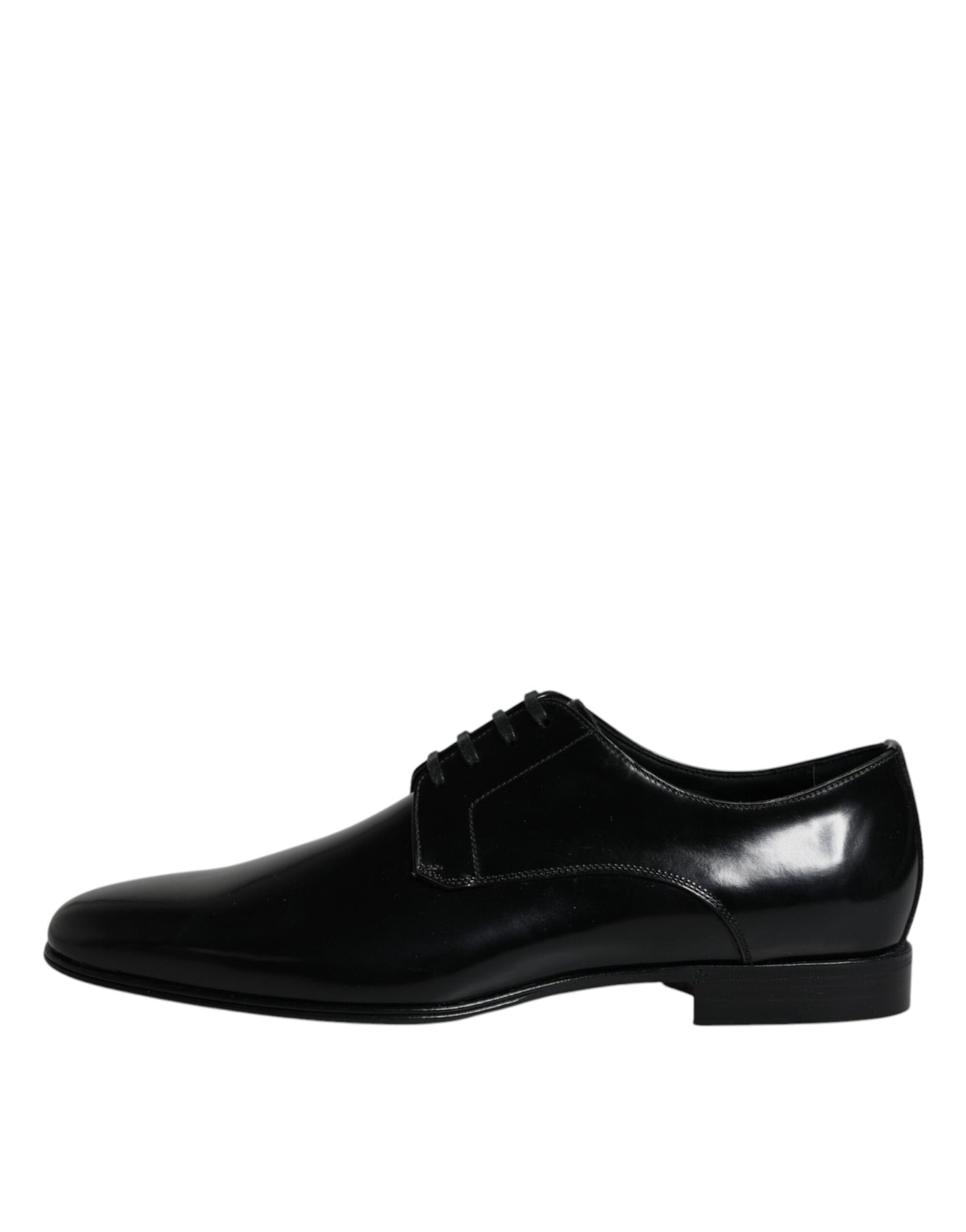 Dolce &amp; Gabbana – Derby-Schuhe aus schwarzem Leder für Herren