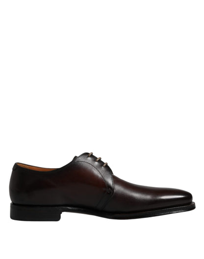 Dolce &amp; Gabbana – Derby-Schuhe aus schwarzem Leder für Herren