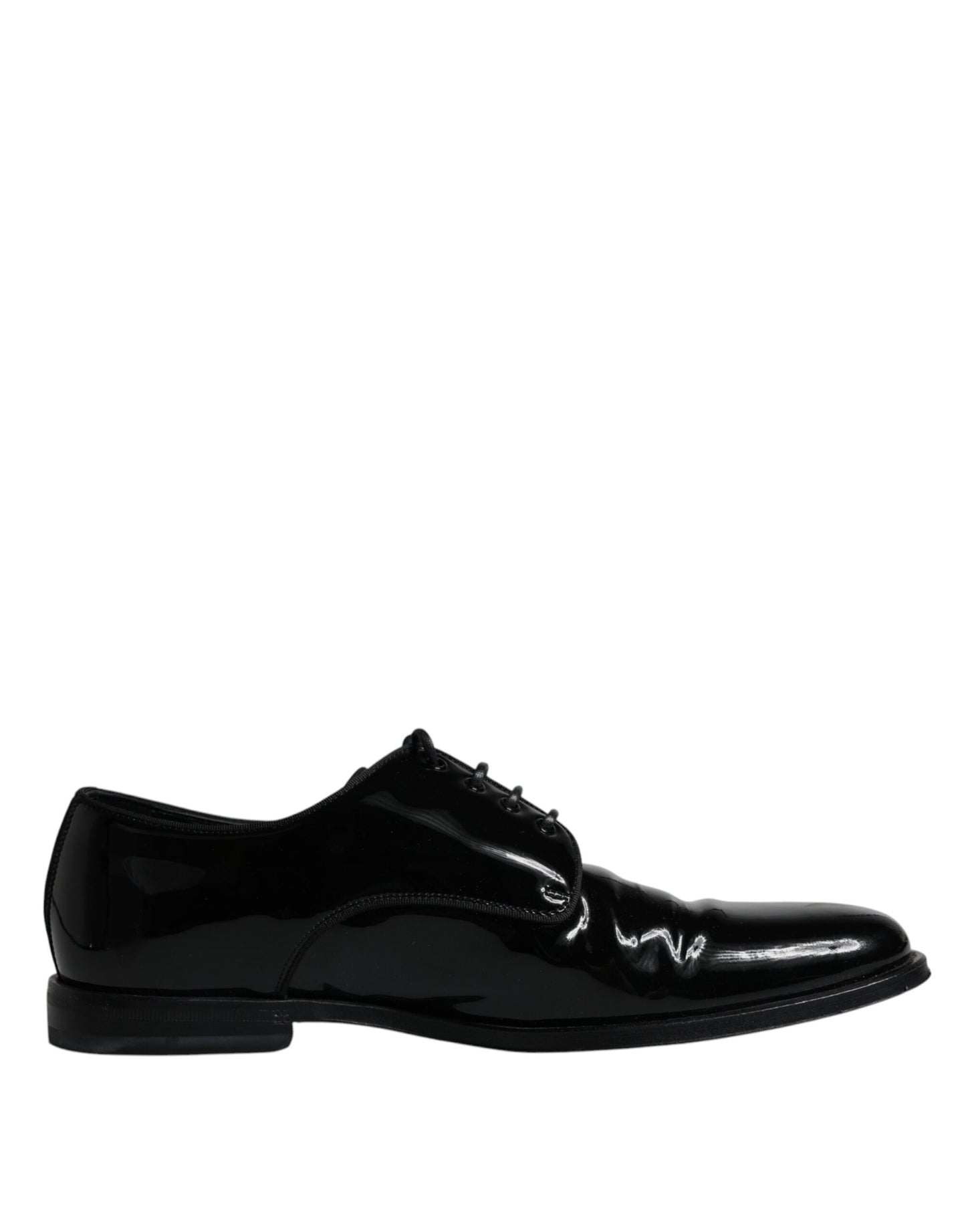 Dolce &amp; Gabbana – Derby-Schuhe aus schwarzem Leder für Herren