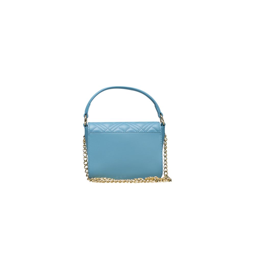 Love Moschino Light Blue Polyethylene Handbag