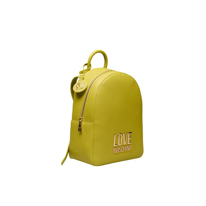 Love Moschino Yellow Polyethylene Backpack