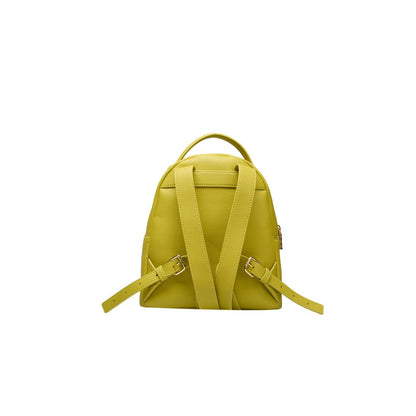 Love Moschino Gelber Polyethylen-Rucksack für Damen