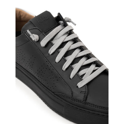 P448 Black Leather Sneaker