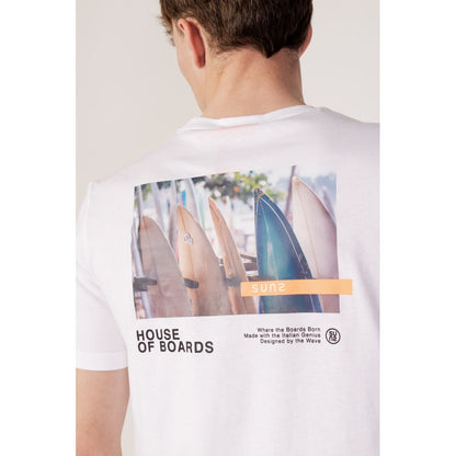 Weißes Baumwoll-T-Shirt von Suns