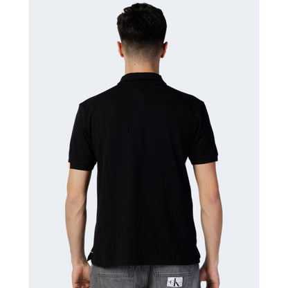 Schwarzes Baumwoll-Poloshirt von Suns