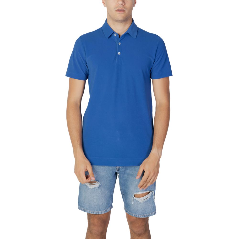 Suns – Blaues Polyester-Poloshirt