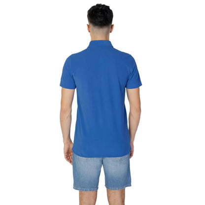 Suns – Blaues Polyester-Poloshirt