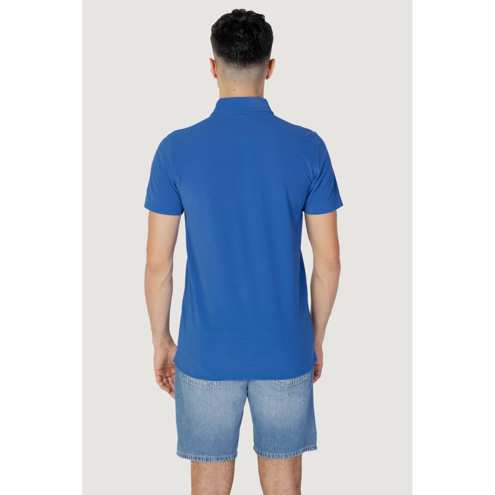 Suns – Blaues Polyester-Poloshirt