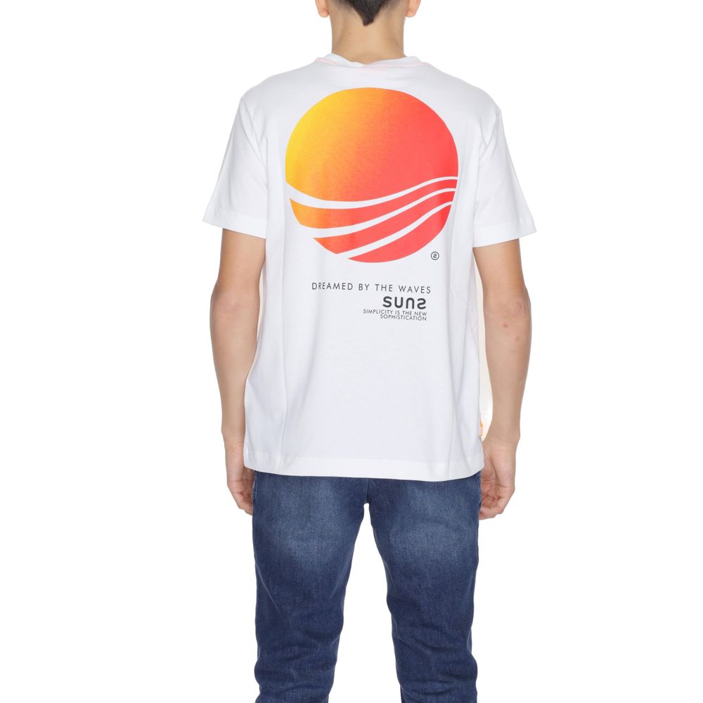 Weißes Baumwoll-T-Shirt von Suns