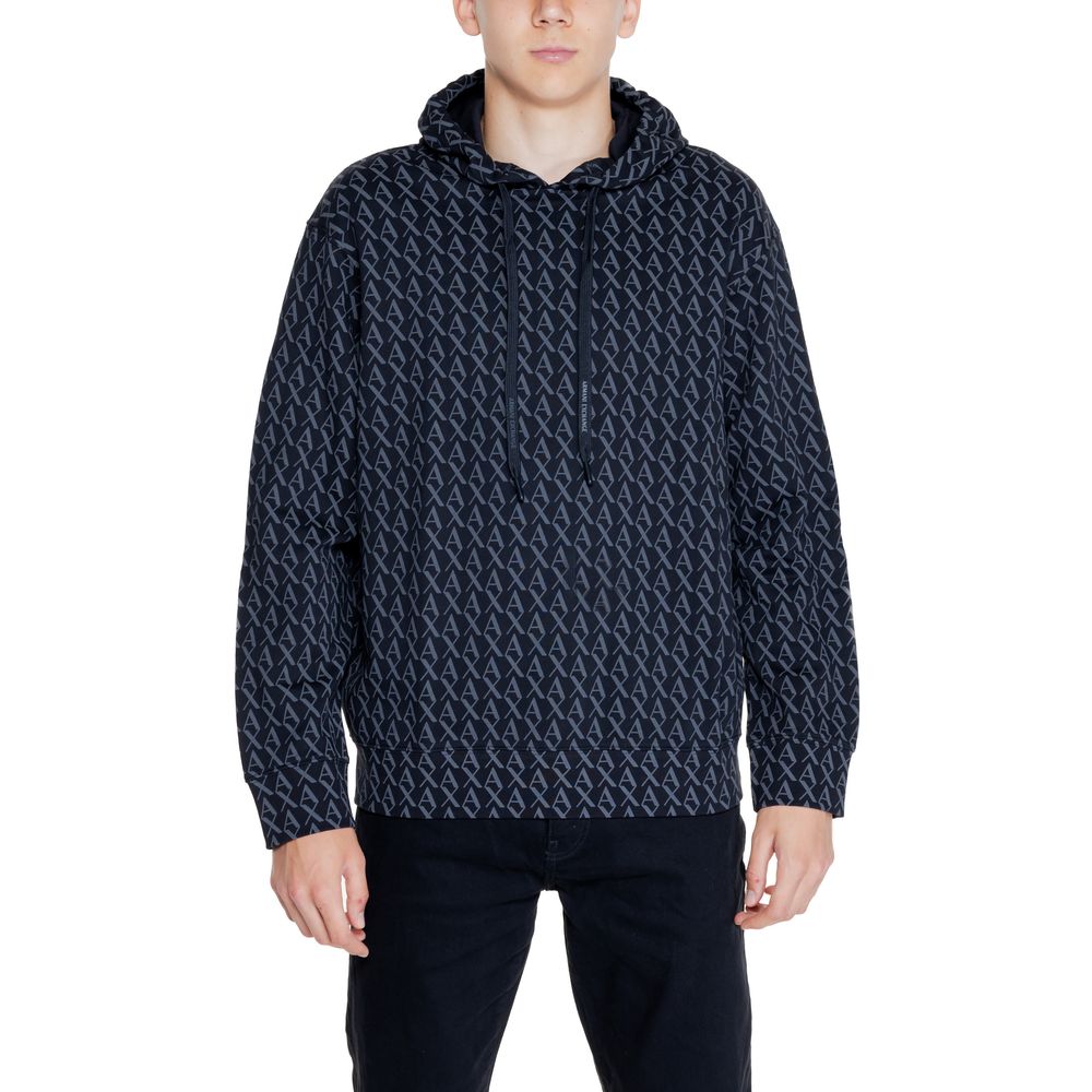 Armani Exchange – Schwarzer Baumwollpullover