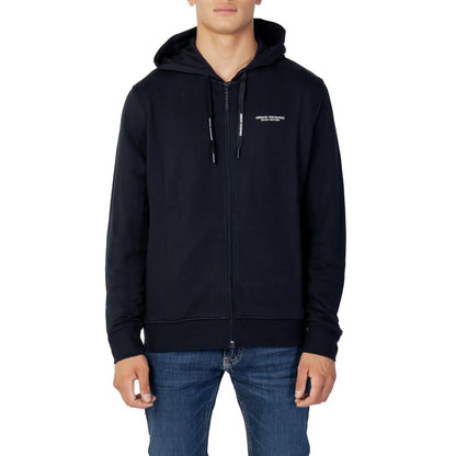 Armani Exchange - Blauer Baumwollpullover