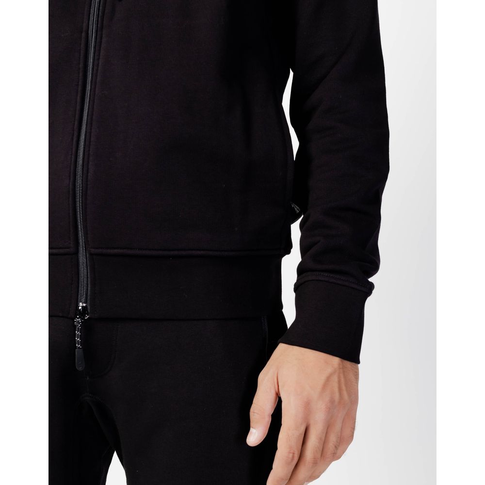 Armani Exchange – Schwarzer Baumwollpullover