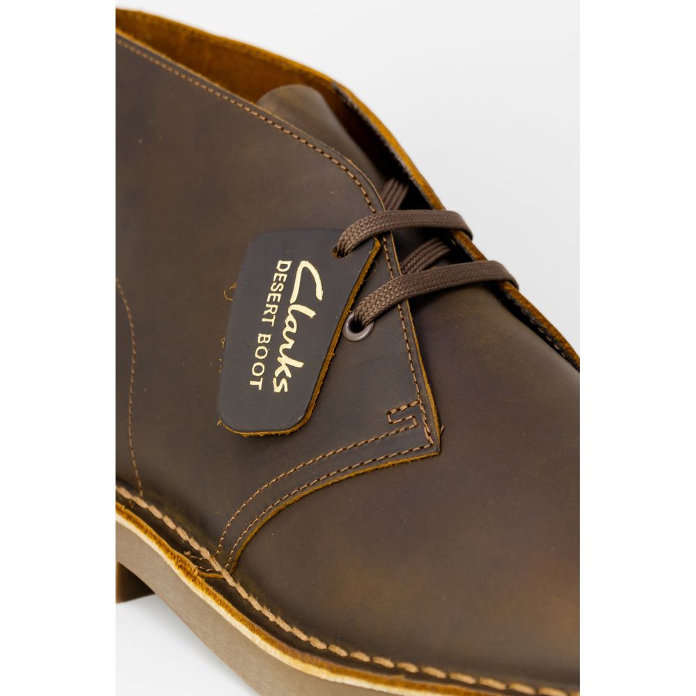 Clarks – Braune Lederstiefel