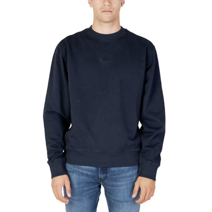 Hugo Boss - Blauer Baumwollpullover