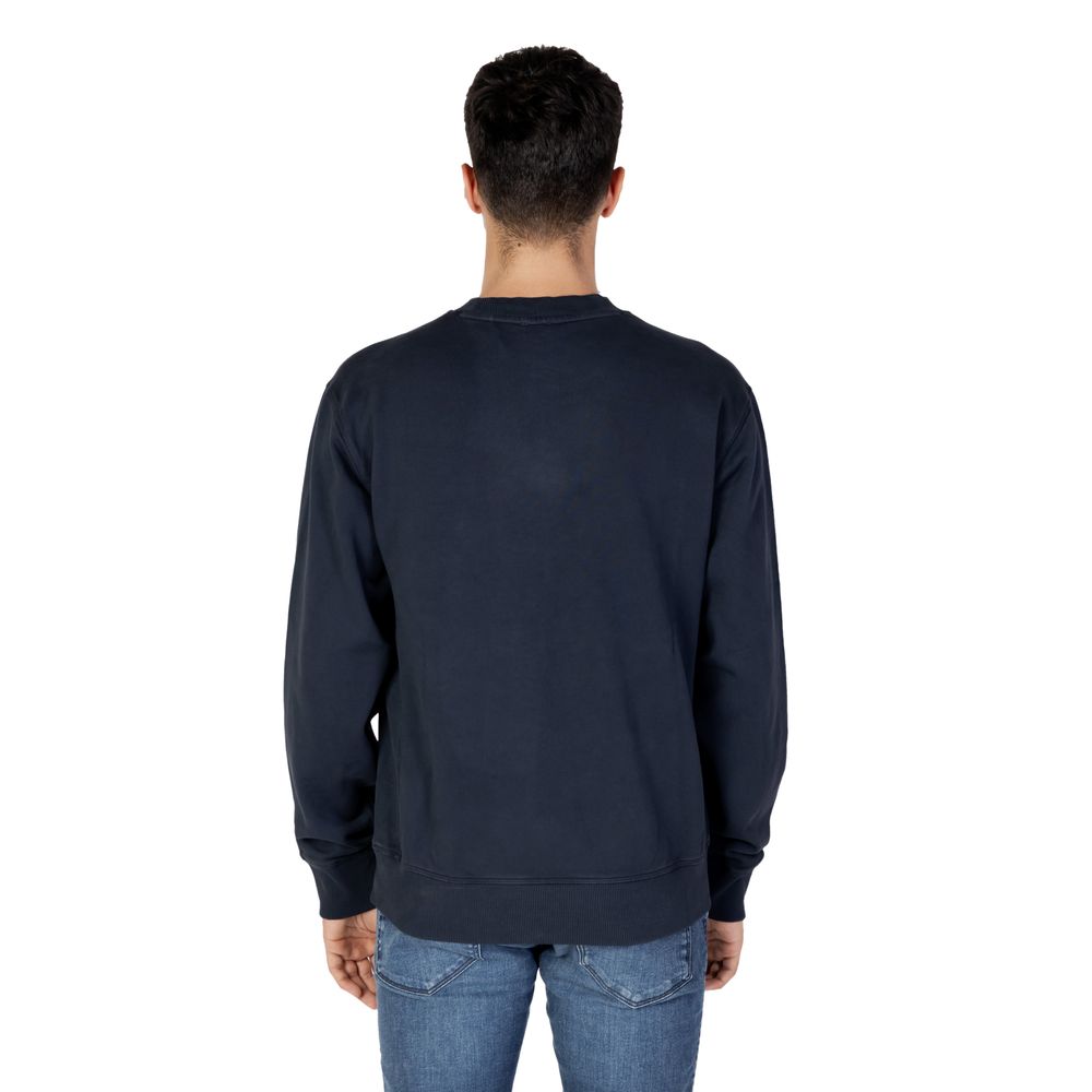 Hugo Boss - Blauer Baumwollpullover