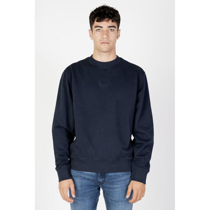 Hugo Boss - Blauer Baumwollpullover