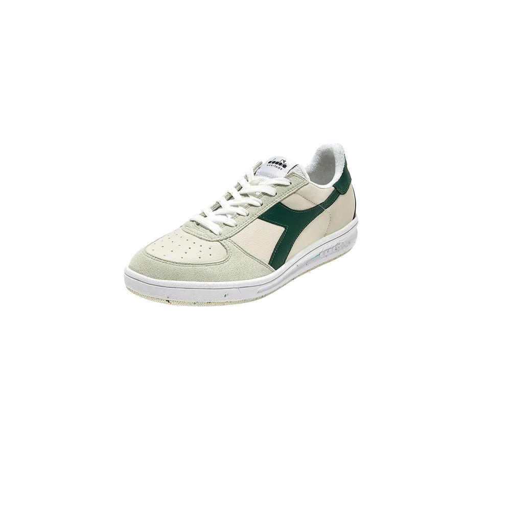 Diadora – Grüner Ledersneaker